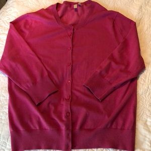Madison pink cardigan size extra large